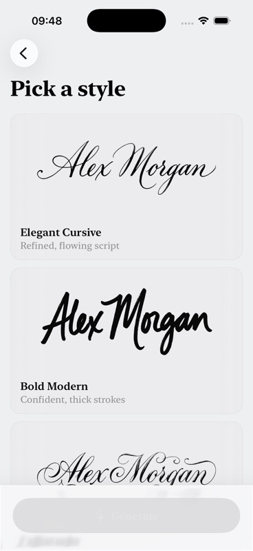Signature Creator Screenshot 3